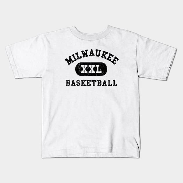 Milwaukee Basketball III Kids T-Shirt by sportlocalshirts